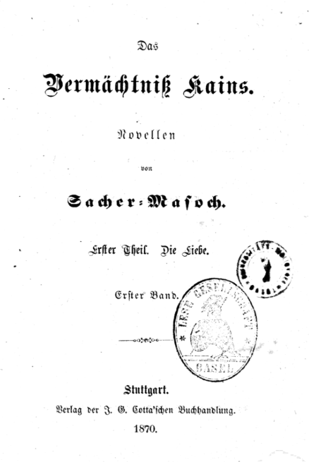 Cover for Venus in Furs