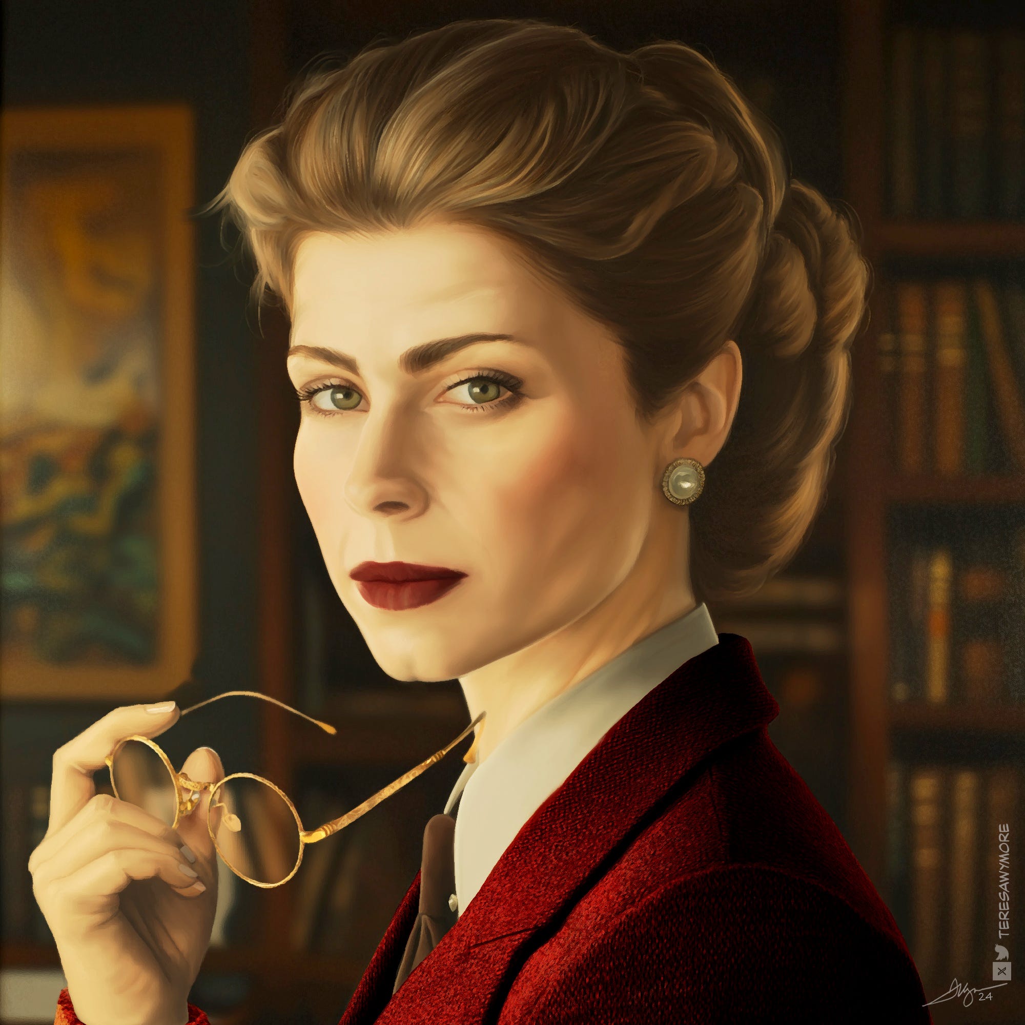 Dr. Eleanor Wentworth in her Hyde Park home office.