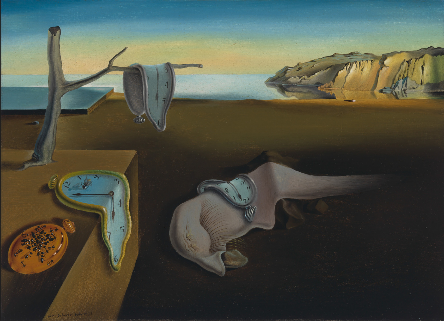 Salvador Dalí painting The Persistence of Memory